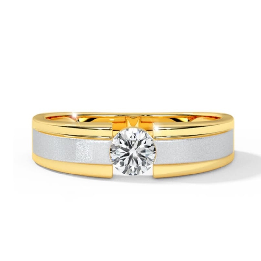 Gents Diamond Gold Ring 009