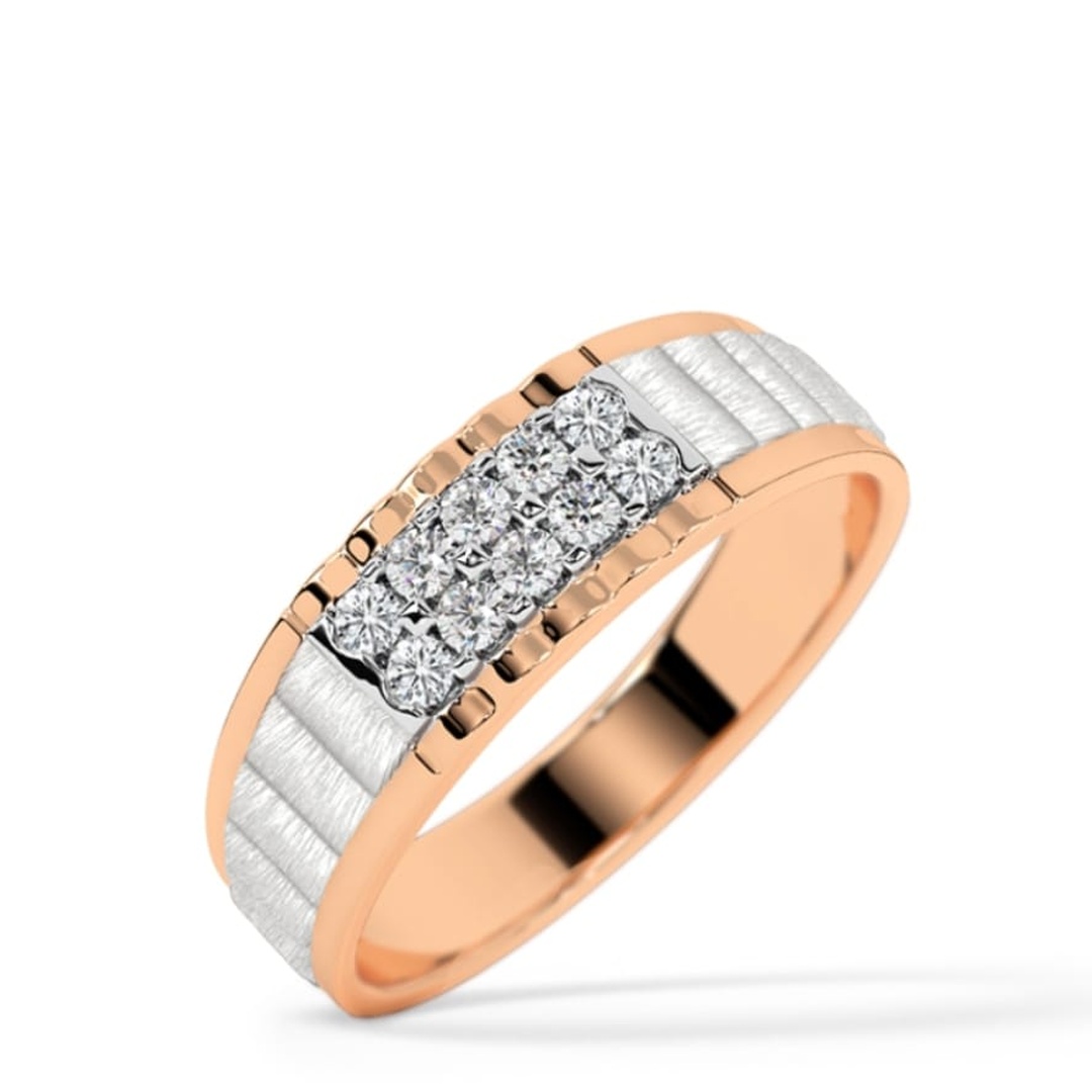 Gents Diamond Gold Ring 019