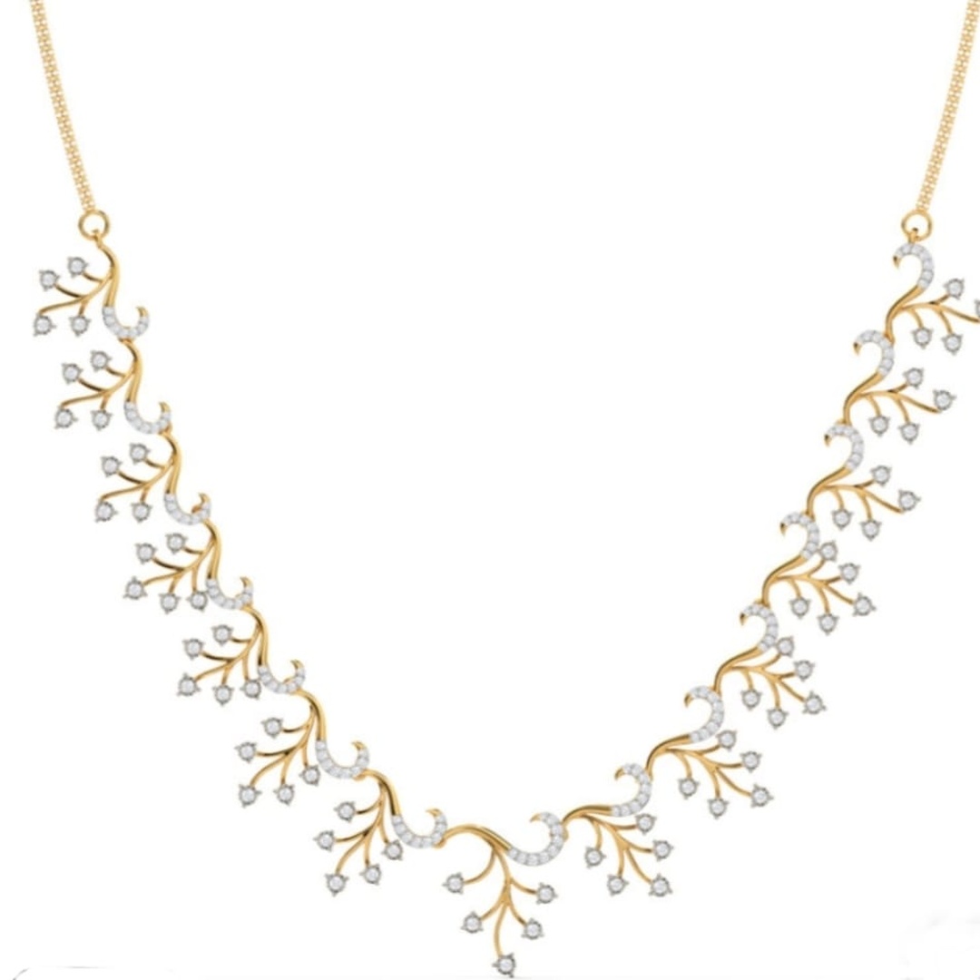 Womens Gold Necklace 028