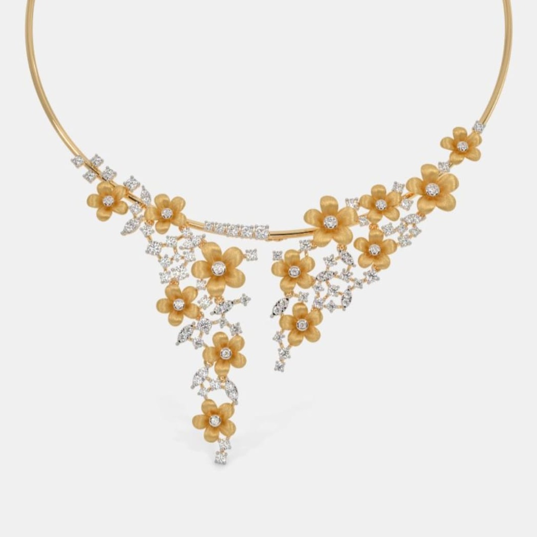 Womens Gold Necklace 049