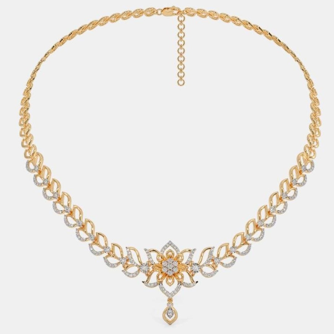 Womens Gold Necklace 050