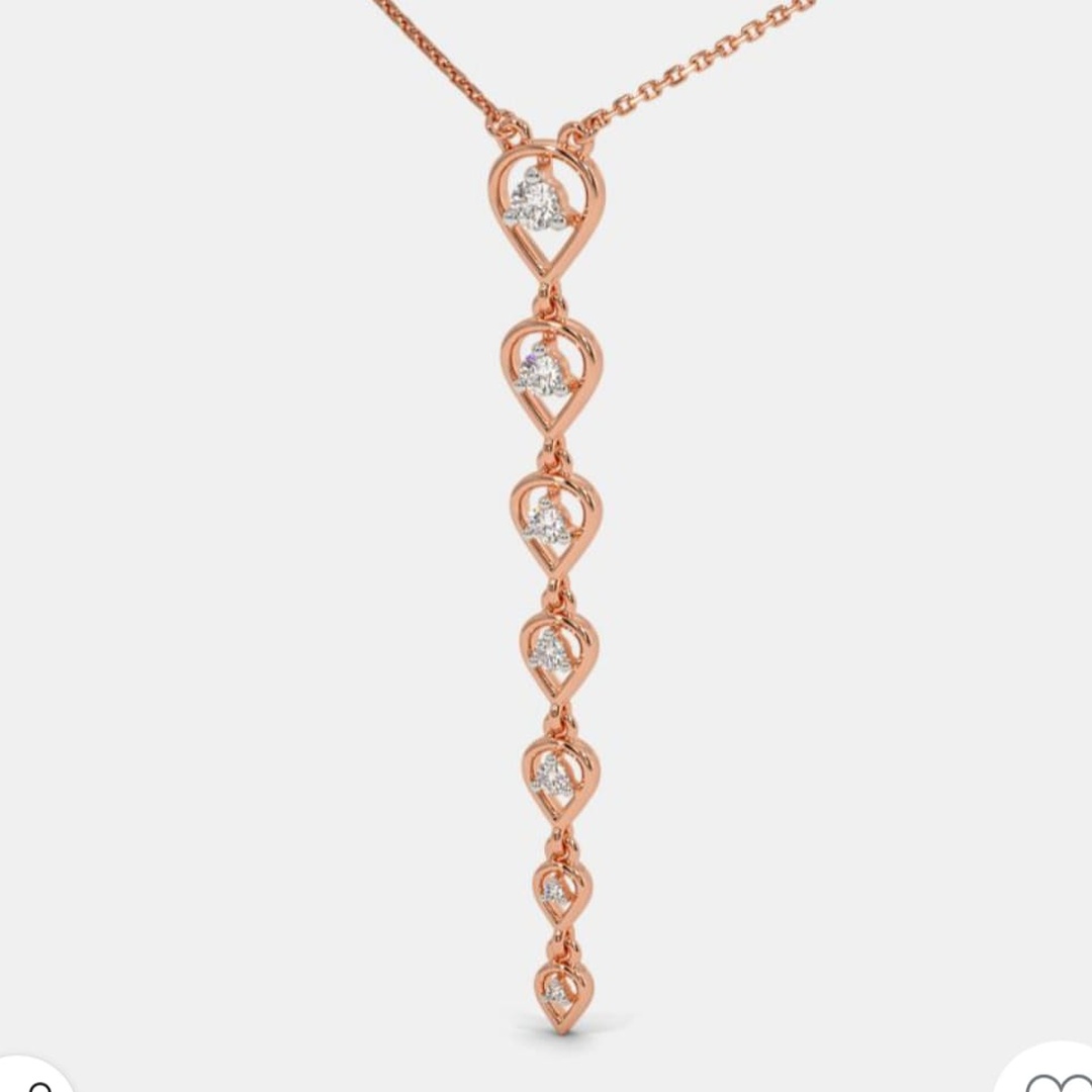 Womens Gold Necklace 051