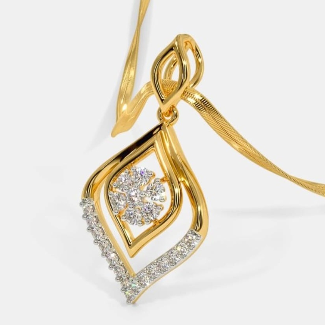 Womens Diamond Pendant 002