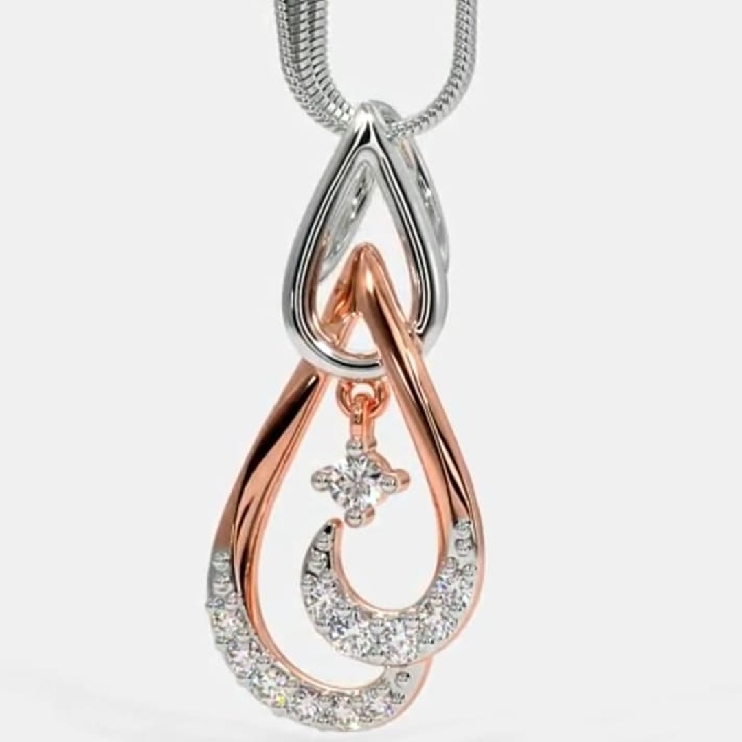 Womens Diamond Pendant 004
