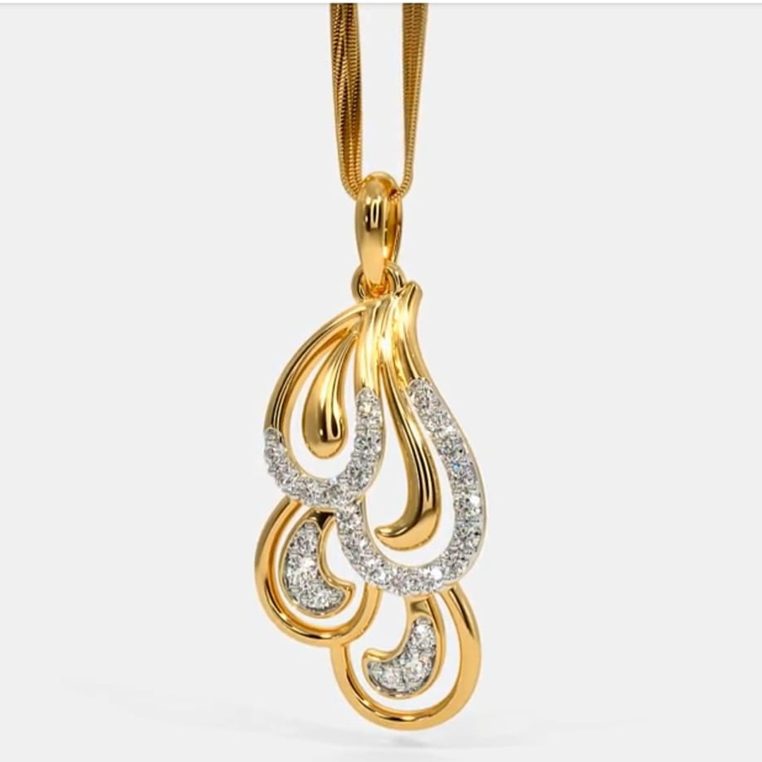 Womens Diamond Pendant 005
