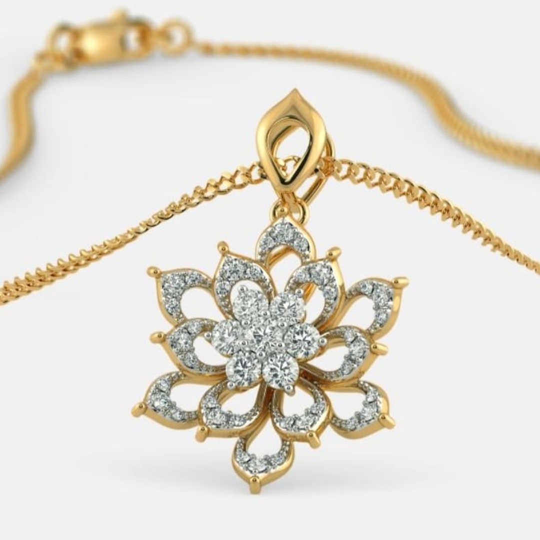 Womens Diamond Pendant 006