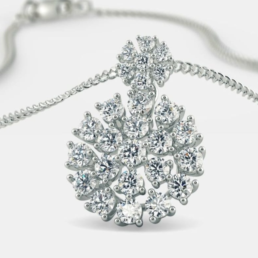 Womens Diamond Pendant 007