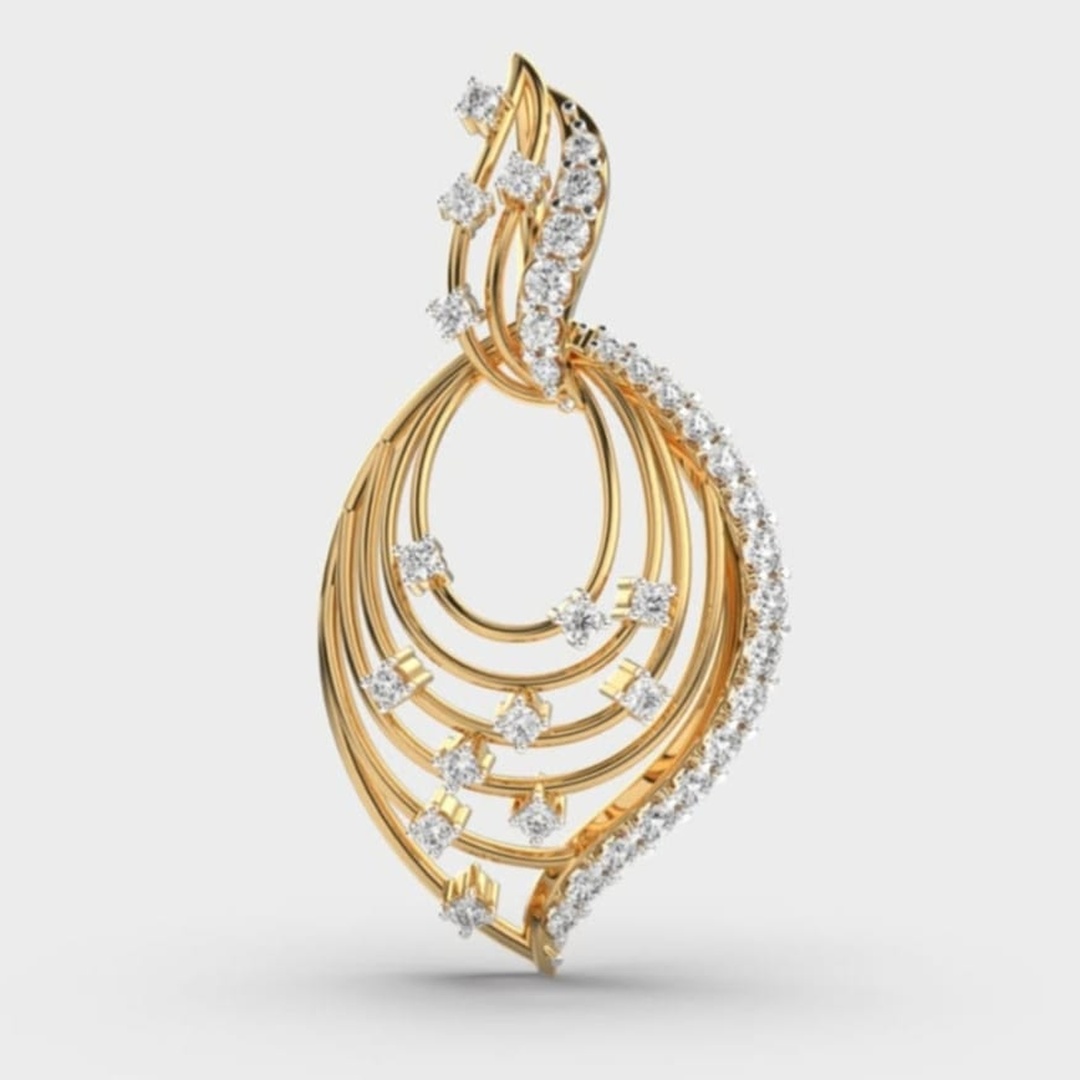 Womens Diamond Pendant 008