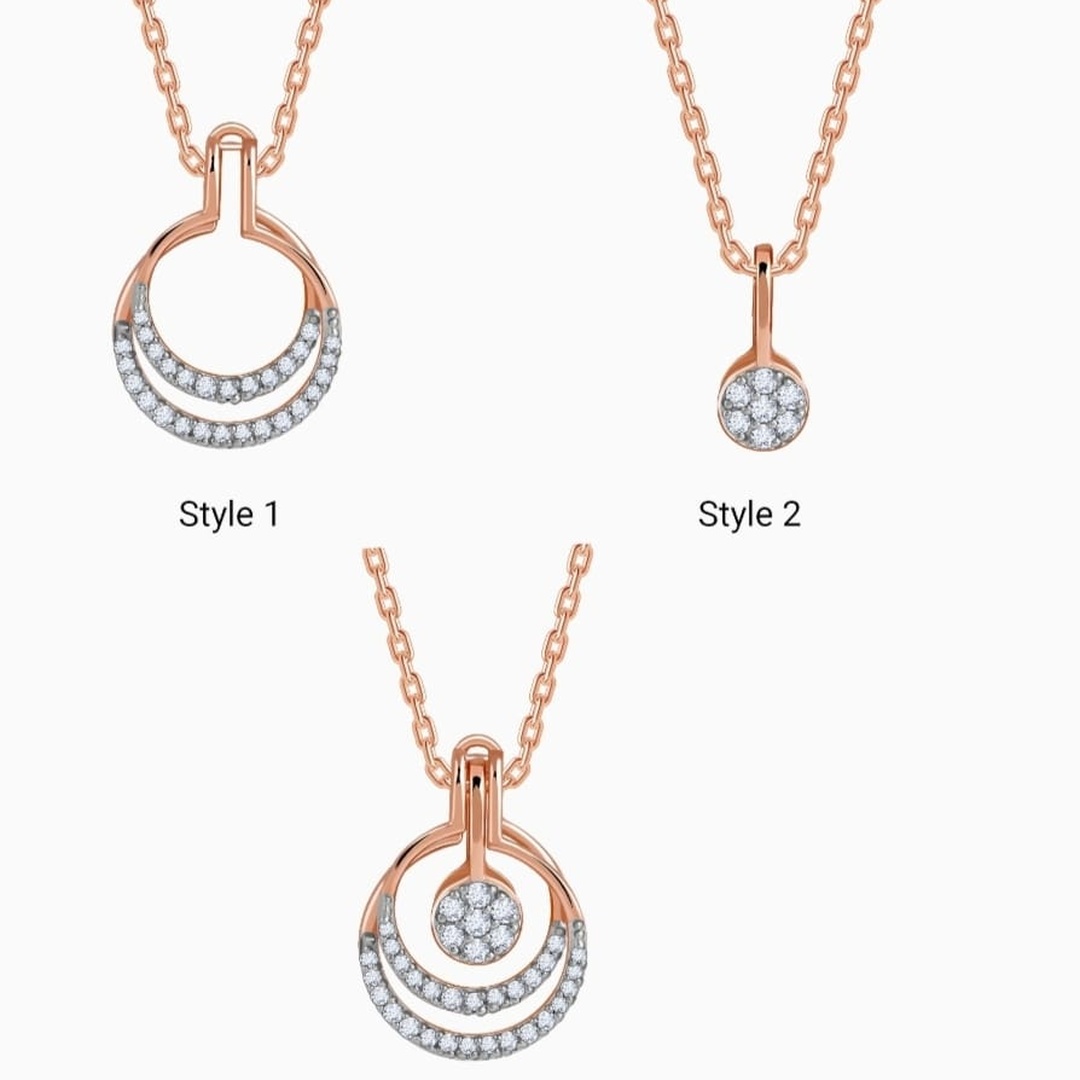 Womens Diamond Pendant 009