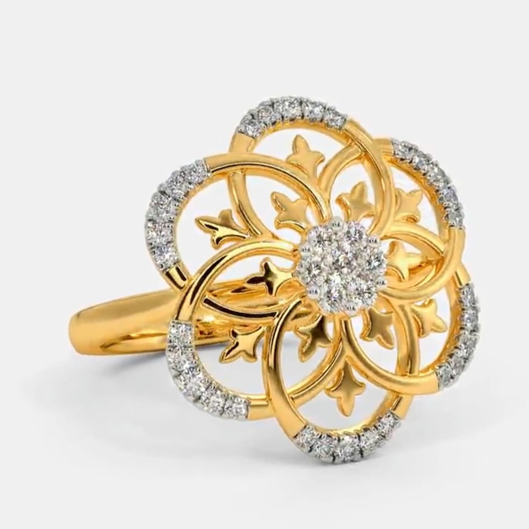 Womens Gold Ring 022