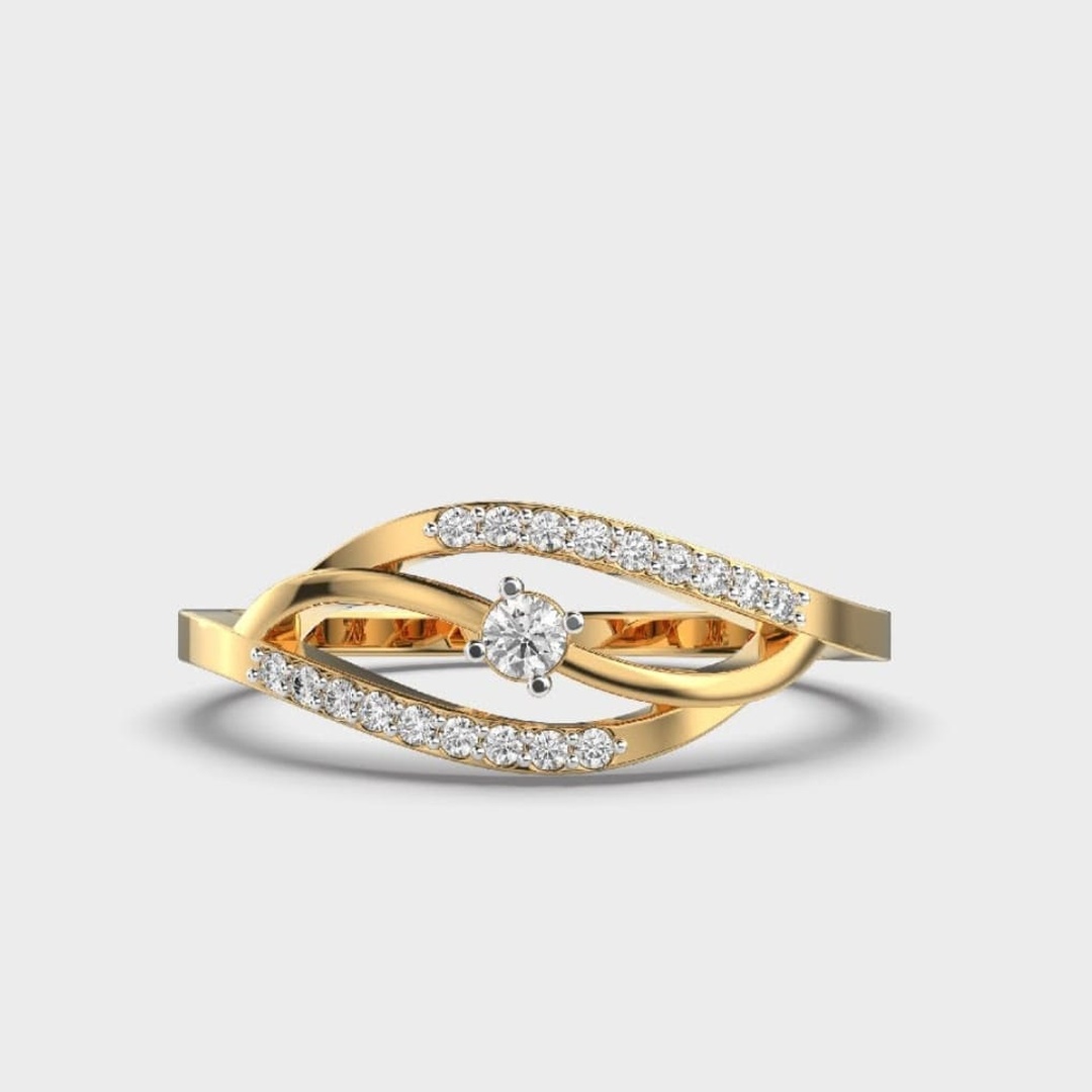 Womens Gold Ring 025