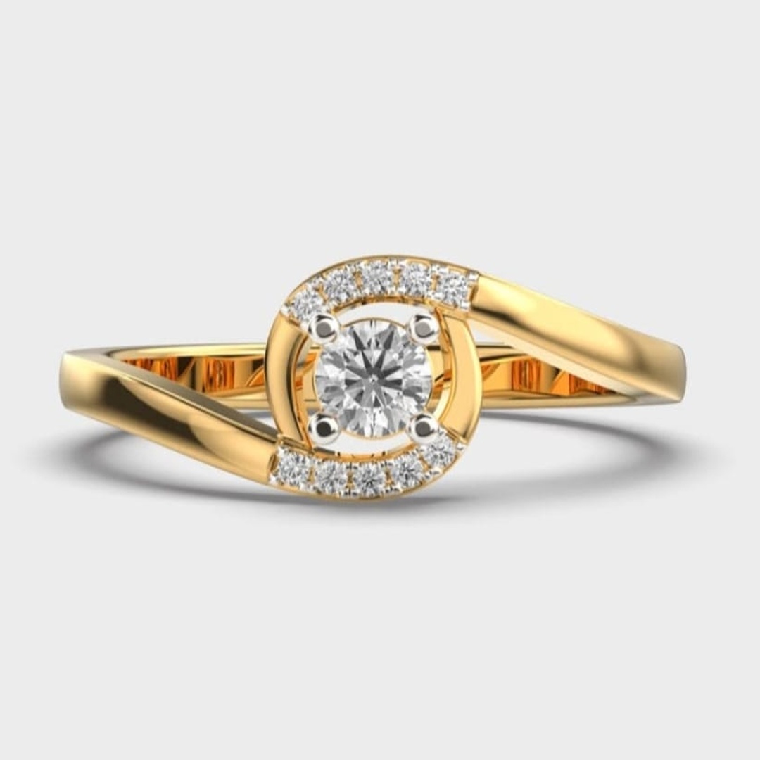 Womens Gold Ring 027